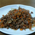 toretoretora's cooksnap of when they made 常備しておくと便利☆合い挽き肉のそぼろ.