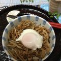 おはなすき's cooksnap of when they made ひき肉きんぴらごぼう丼♪.