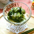 いりこ☆'s cooksnap of when they made ワカメと胡瓜の酢の物.