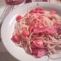 あまきよ's cooksnap of when they made トマトと生ハムの冷製パスタ.
