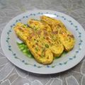 ＠迷子＠'s cooksnap of when they made チーズオムレツ風☆卵焼きマヨケチャ♪.