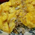玲咲まま's cooksnap of when they made じゃこ炒飯のあんかけ和風オムライス.