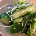 MEGuREEN's cooksnap of when they made 梅昆布茶で 簡単きゅうり漬物.