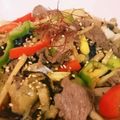 silverglit's cooksnap of when they made 牛こま肉の炒め物.