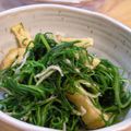 MEGuREEN's cooksnap of when they made おかひじきと油揚げの生姜ポン酢和え.