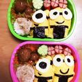 ともむす's cooksnap of when they made キャラ弁♡オムライスでミニオンズ！簡単☆.