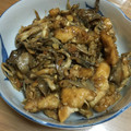 kanon2913's cooksnap of when they made 鶏むね肉と舞茸の甘辛アーモンド炒め.