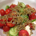 ちゃかき's cooksnap of when they made 豆腐ときゅうりとちりめんのサラダ。.
