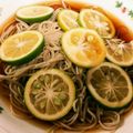 ギラギラいちご's cooksnap of when they made 醤油風味のかぼすそば.