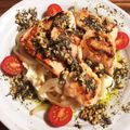 ラブすみれ's cooksnap of when they made 鮭のポアレ　ムースリーヌ添え☆.