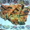 SAYA♪'s cooksnap of when they made Simpleチヂミ(ニラ＆人参).
