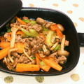 ☆yopipi's cooksnap of when they made 挽き肉と野菜のオイスターソース炒め❣.