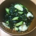 なつみの☆'s cooksnap of when they made ワサビしょうゆで生ワカメサラダ.
