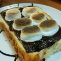 ハニー亭's cooksnap of when they made マシュマロチョコトースト.