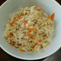 chikkacham's cooksnap of when they made 【覚書】なめたけで？炊き込みゴハン.