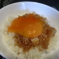 ジョングレ's cooksnap of when they made なめたけと玉ねぎの卵黄あえ.