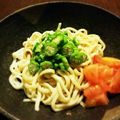 越後のさくらもち's cooksnap of when they made ◆オクラと梅の冷製うどん◆.
