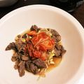こーちゃん｡'s cooksnap of when they made 牛肉ともやしの焼肉のタレ炒めキムチのせ.