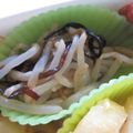 だまちょ's cooksnap of when they made お弁当に♪モヤシとワカメのラー油和え.