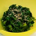 海と空☆'s cooksnap of when they made 旨い(*^^*)ツルムラサキのナムル♬.