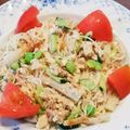 ちゅらりーん's cooksnap of when they made 簡単ランチ！サラダ素麺〜ごまだれ風〜.