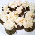 ももちゃんパンダ's cooksnap of when they made お寿司じゃないよ!可愛い軍艦おにぎり❤.