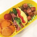 y_u♡'s cooksnap of when they made お弁当に！ ミニミニオムレツ.