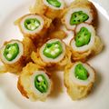 ももちゃんパンダ's cooksnap of when they made ちくわに入ったオクラの天ぷら♪.