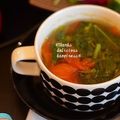 ruruchirin's cooksnap of when they made モロヘイヤとトマトのシンプルスープ.