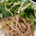 新米料理人さっすぃー's cooksnap of when they made 豚こま肉ともやしの炒め物.