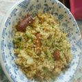 ユッケェノ's cooksnap of when they made 簡単！玉ねぎウインナー炒飯.