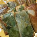 HA333's cooksnap of when they made ベーコン紫蘇チーズの焼きアボカド春巻♪.