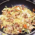 あみ丸's cooksnap of when they made 野菜を食べよう！きのこ入絶品塩焼きそば♪.