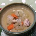 おはなすき's cooksnap of when they made ダブルだしで☆冬瓜と鶏肉のスープ煮.