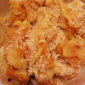 chie32's cooksnap of when they made かぼちゃと玉ねぎのチーズ焼き.