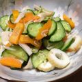 やふやふ's cooksnap of when they made きゅうりと竹輪の酢の物.
