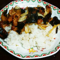 ゆっずぽん's cooksnap of when they made 豚肉ときくらげの 味噌炒めスタミナ丼.