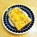 YUZVIO's cooksnap of when they made ふわとろ♫豆腐と明太子ふりかけトースト.