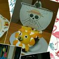 しの郎's cooksnap of when they made キャラケーキ　ワンピース　誕生日に☆彡.