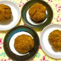 ふたごゆき's cooksnap of when they made かぼちゃの黒ごま味噌和え☆茶巾にも.