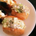 うなちゃん！'s cooksnap of when they made 簡単ロールパンでキャベツサラダのサンド♡.