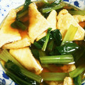 Jyohana's cooksnap of when they made ✿我が家の定番小松菜とあげの煮びたし✿.