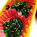 ま、みい♡'s cooksnap of when they made 手抜き☆ほうれん草の胡麻和えとお浸し.