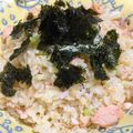 ヒデサナ's cooksnap of when they made 簡単！鮭とキャベツのチャーハン.