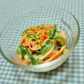 まあまま☆0403's cooksnap of when they made 簡単小鉢♪ ピーマンとカニカマのマヨ和え.