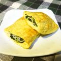 yasutonton's cooksnap of when they made モロヘイヤの袋詰め焼き.