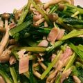 cotton777's cooksnap of when they made 小松菜とベーコンしめじの炒め物.