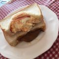 あずきちゃんだよ's cooksnap of when they made 超簡単♪ホットサンド♪.