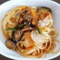 ｐａｎｃｈｉ's cooksnap of when they made なす・ピーマン夏野菜たっぷりナポリタン！.