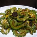 新妻あや's cooksnap of when they made 大葉にんにく醤油でめちゃ簡単ゴーヤ炒め.